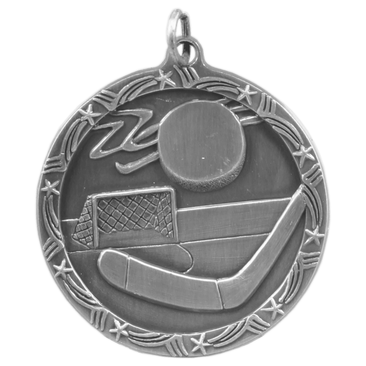 Hockey Shooting Star Medal-Silver, product photo