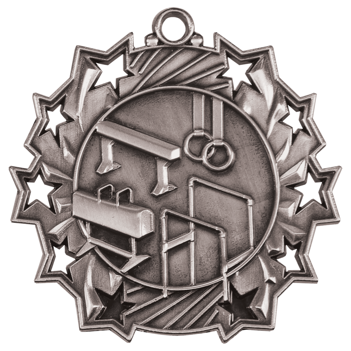 Gymnastics Ten Star Medal-Silver, product photo