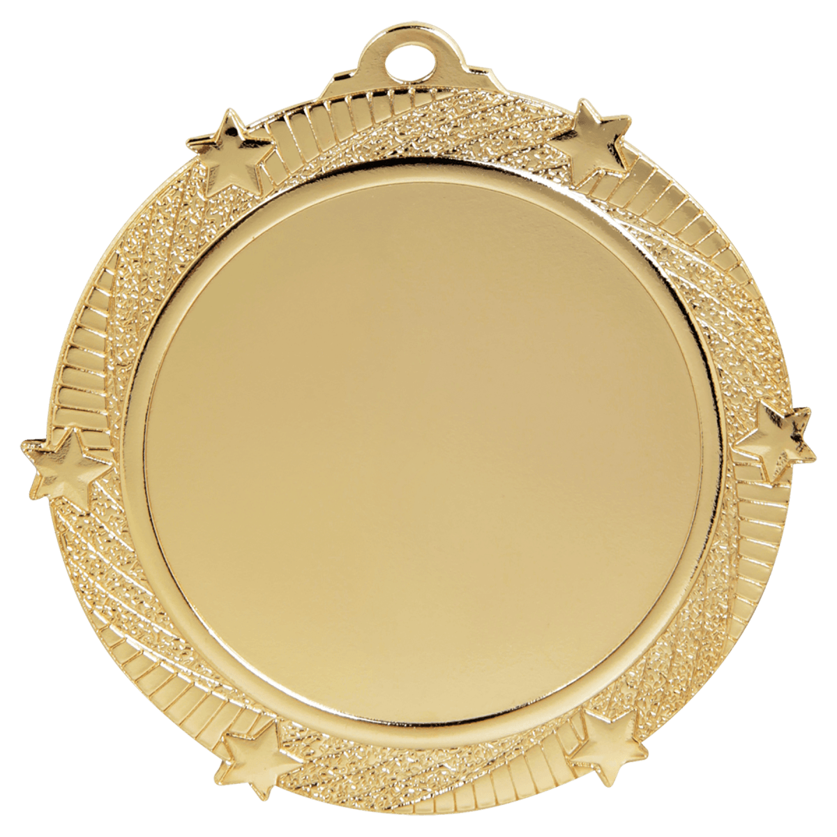 6-Star 2" Insert Holder Medal-Bright Gold (Insert Not Included), product photo