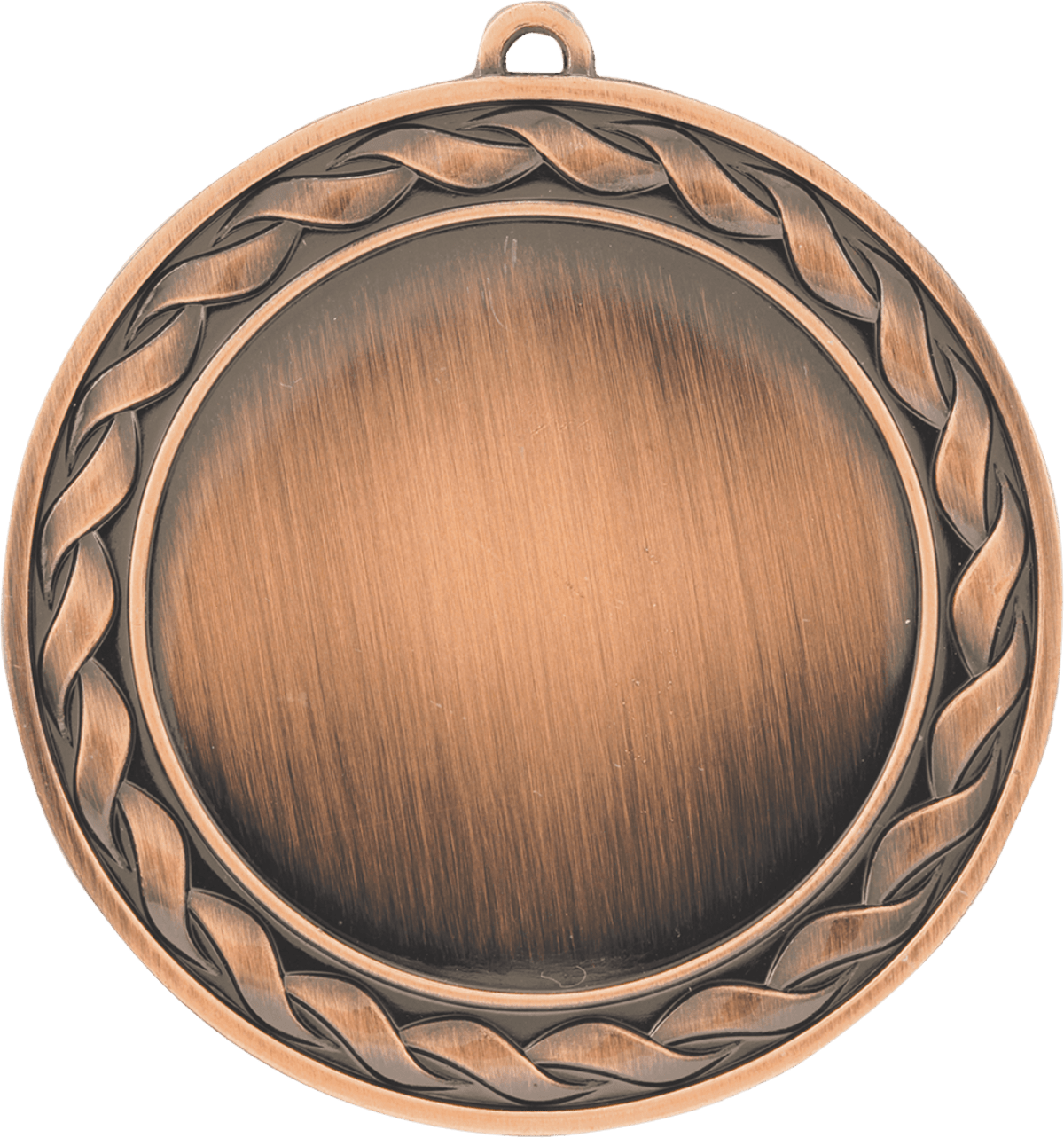Weave 2" Insert Holder Medal-Antique Bronze (Insert Not Included), product photo