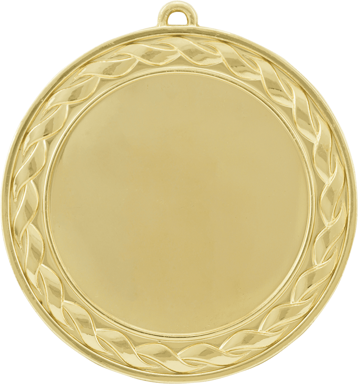 Weave 2" Insert Holder Medal-Bright Gold (Insert Not Included), product photo
