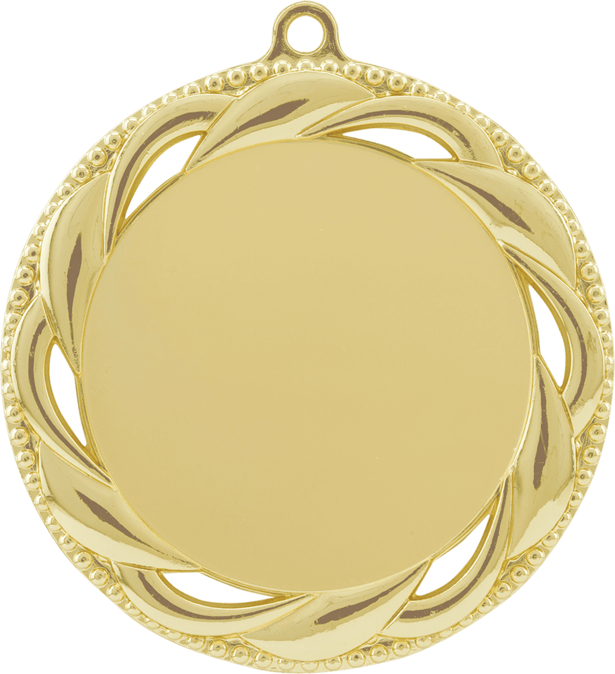 Rosette 2" Insert Holder Medal-Bright Gold (Insert Not Included), product photo