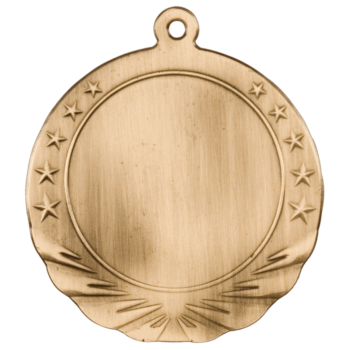 2" Insert Holder Medal-Antique Gold (Insert Not Included), product photo