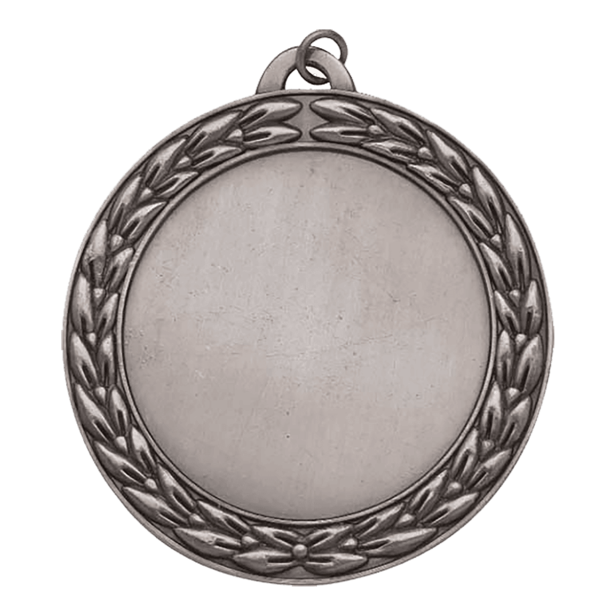 Wreath 2" Insert Holder Medal-Antique Silver (Insert Not Included), product photo