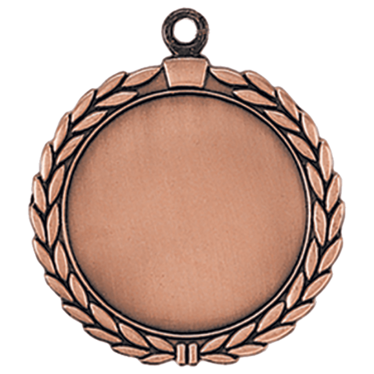 Wreath 2" Insert Holder Medal-Antique Bronze (Insert Not Included), product photo