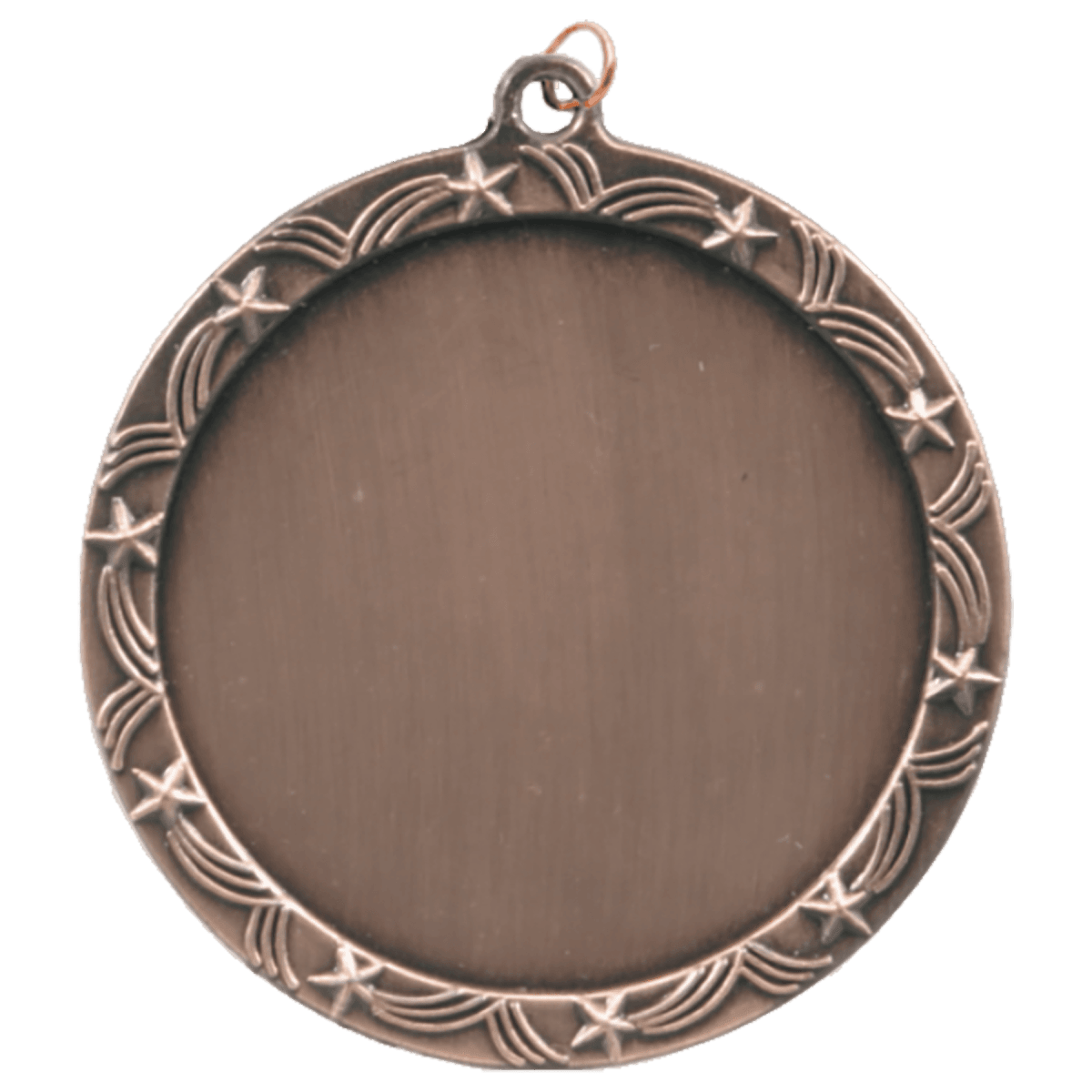 Stars 2" Insert Holder Medal-Antique Bronze (Insert not Included), product photo