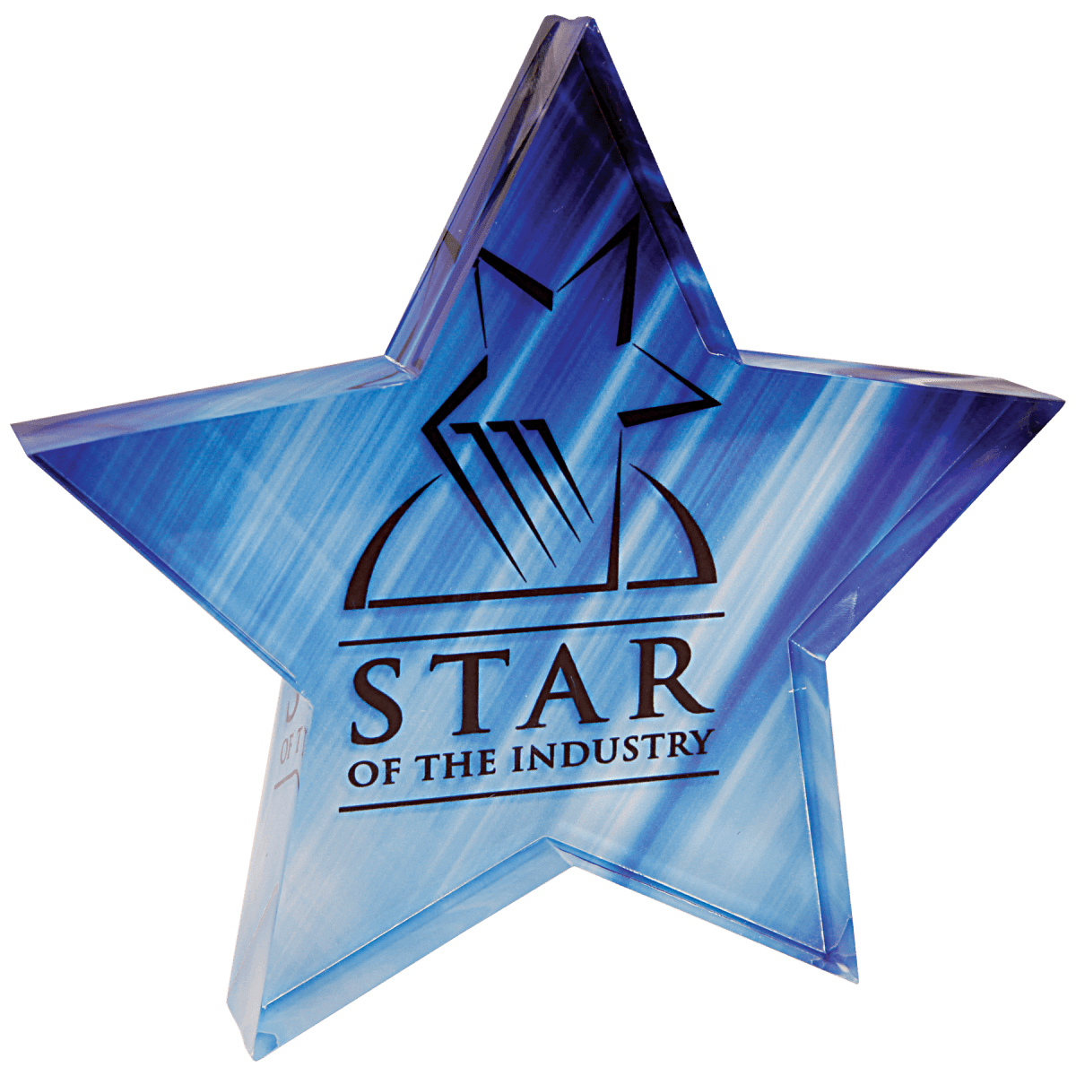 Full Color Star Acrylic Paperweight, product photo