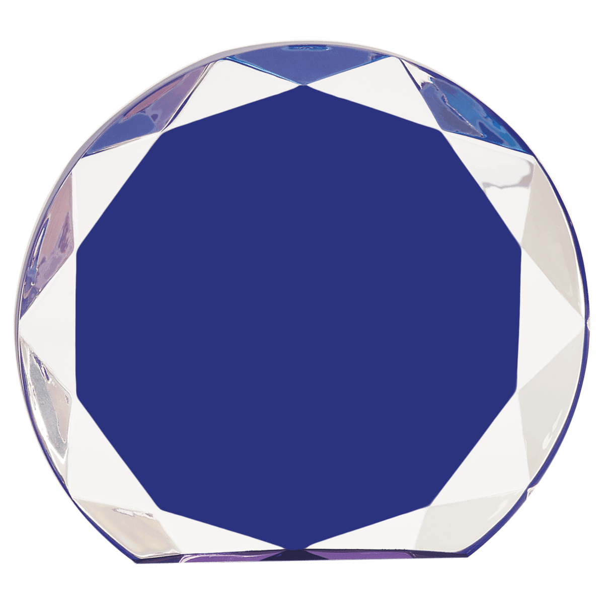 Small Blue Sunburst Acrylic, product photo