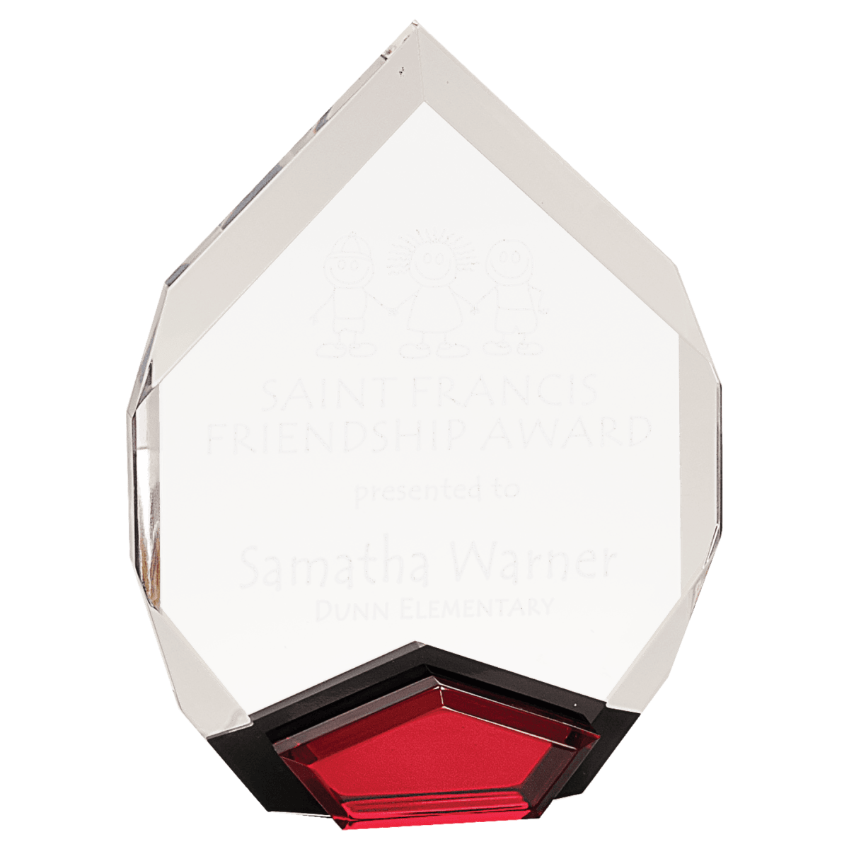Small Red Marquis Acrylic, product photo
