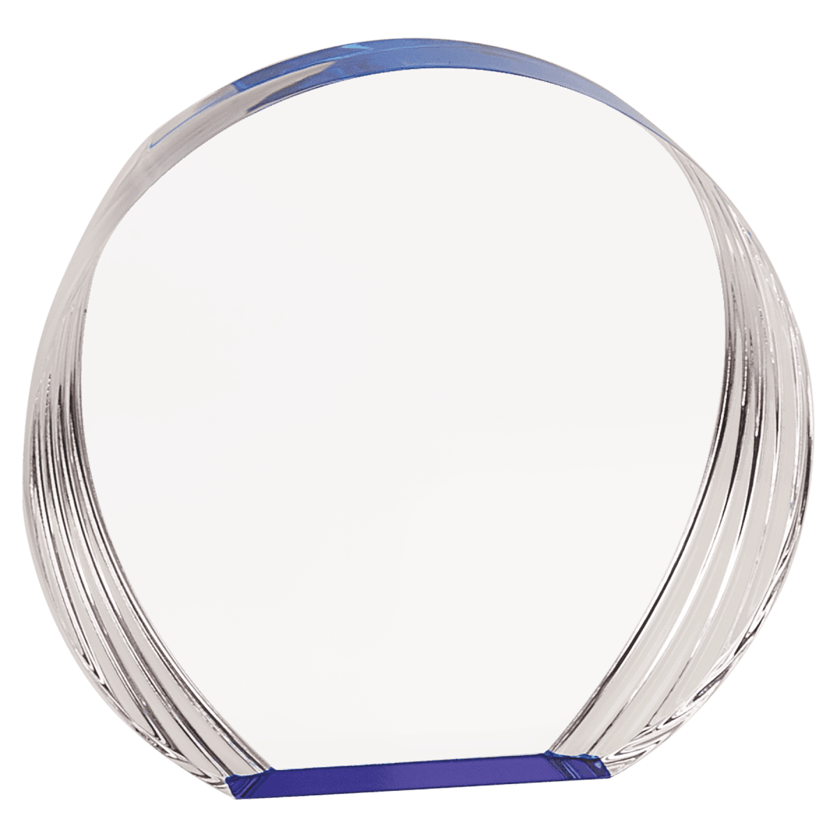 Small Blue Round Acrylic, product photo