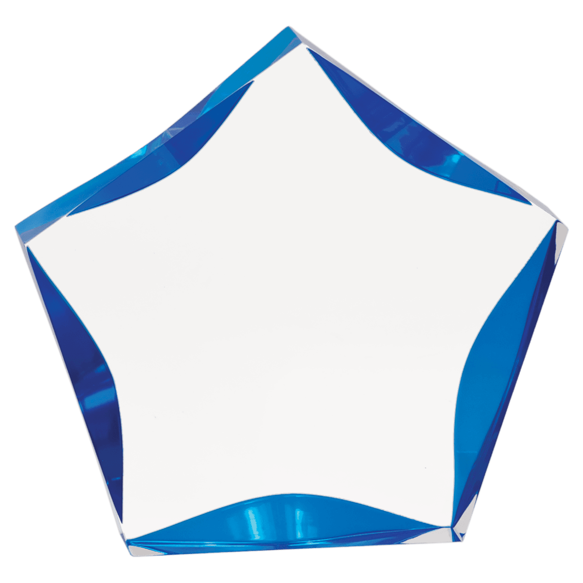 Medium Blue Luminary Star Acrylic, product photo
