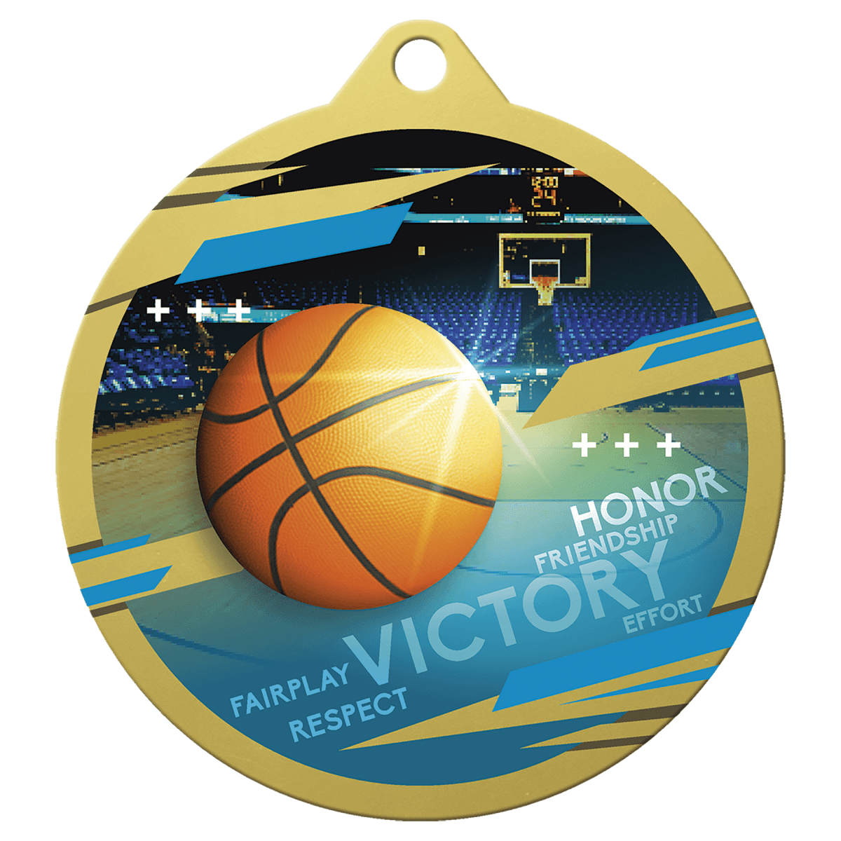 Basketball Inspire Medal - Gold, product photo