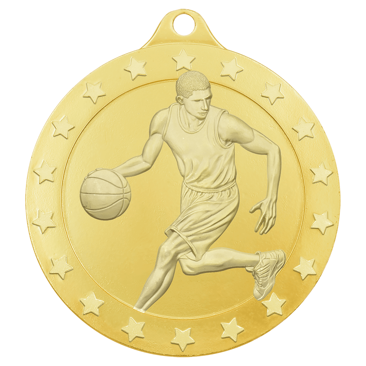 Male Basketball Radiance Medal - Gold, product photo