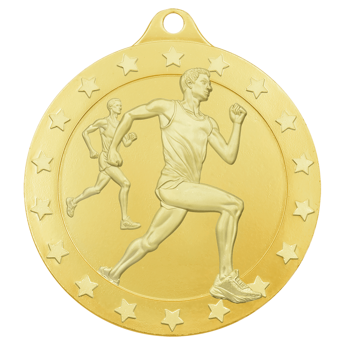 Male Cross Country Radiance Medal - Gold, product photo
