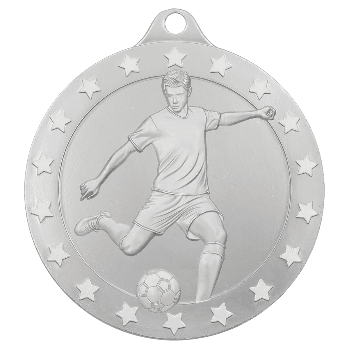 Male Soccer Radiance Medal - Silver, product photo