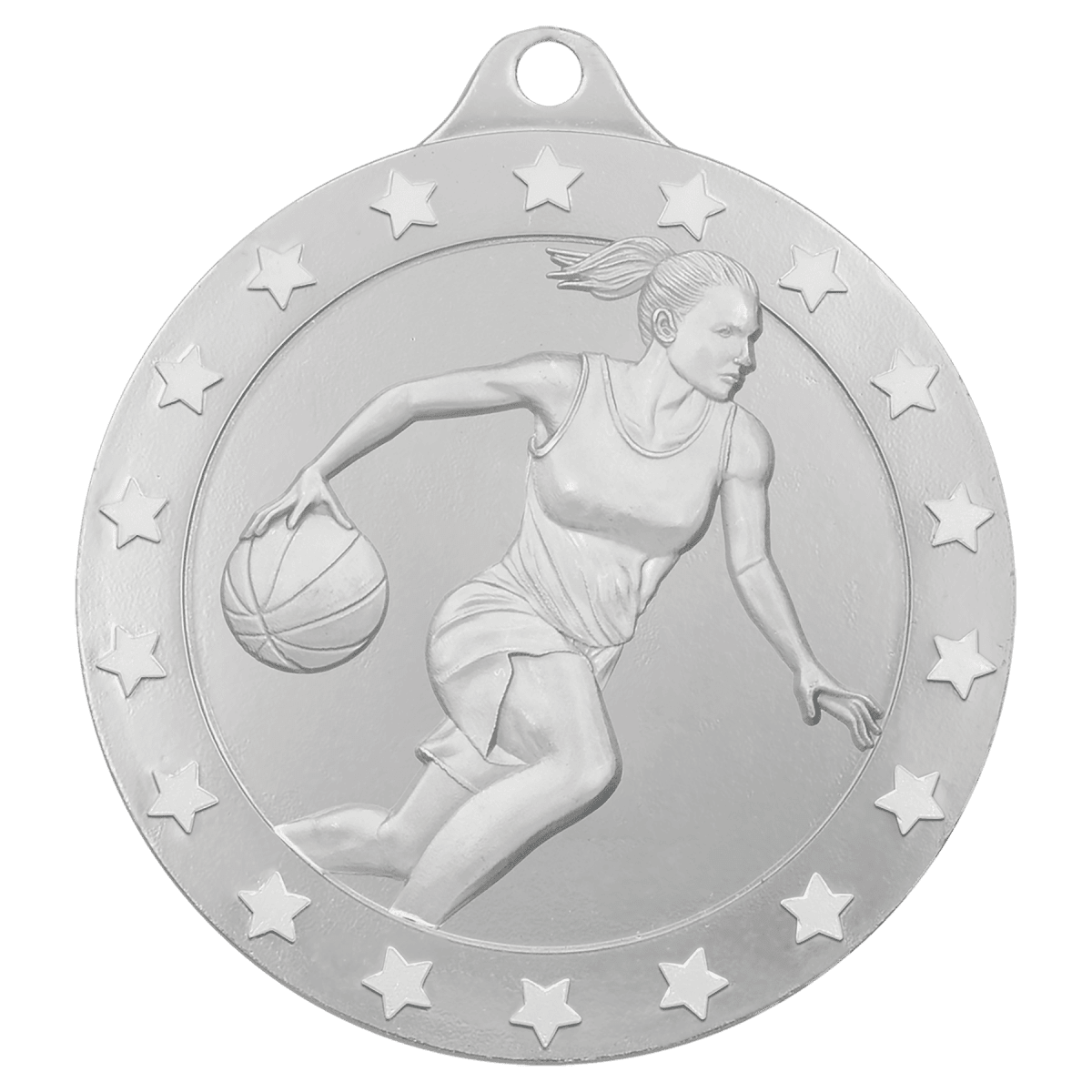 Female Basketball Radiance Medal - Silver, product photo