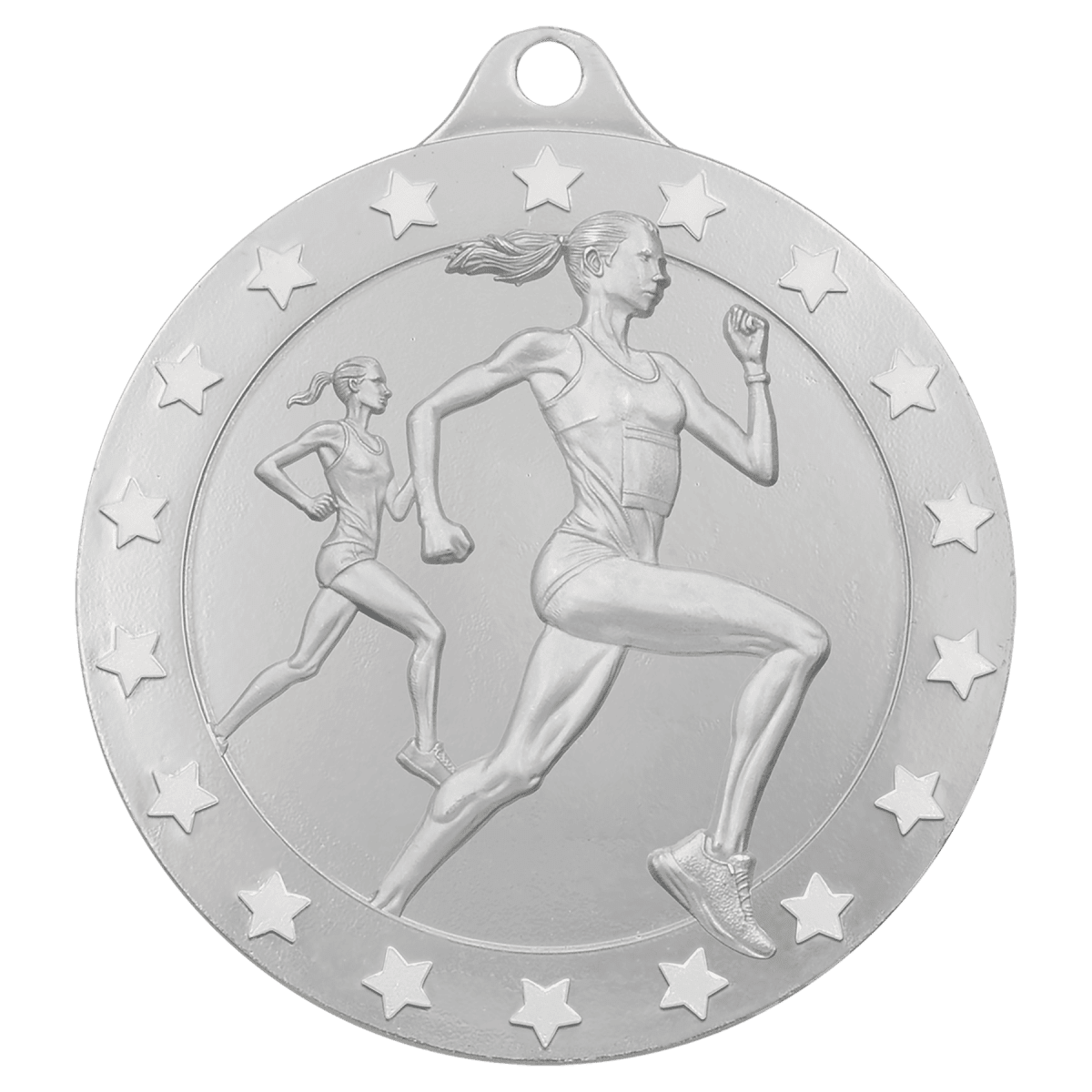 Female Cross Country Radiance Medal - Silver, product photo