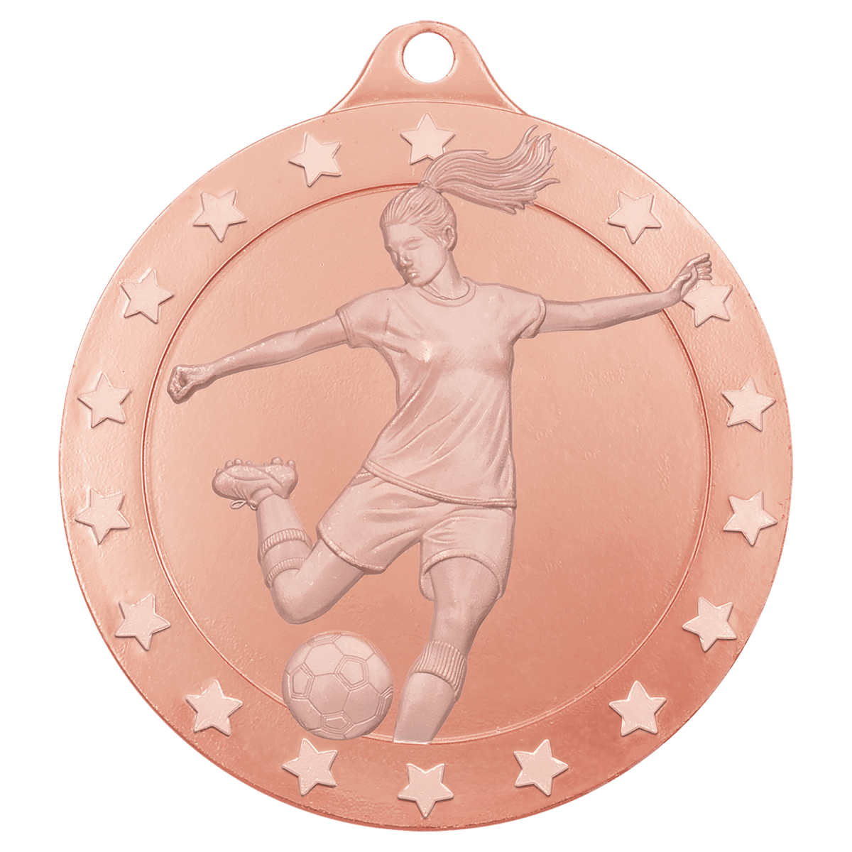 Female Soccer Radiance Medal - Bronze, product photo
