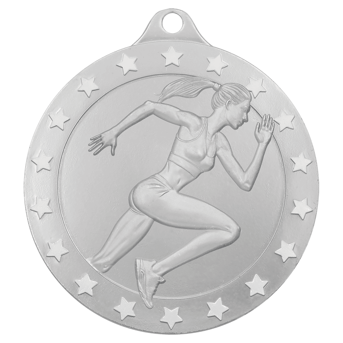 Female Track Radiance Medal - Silver, product photo