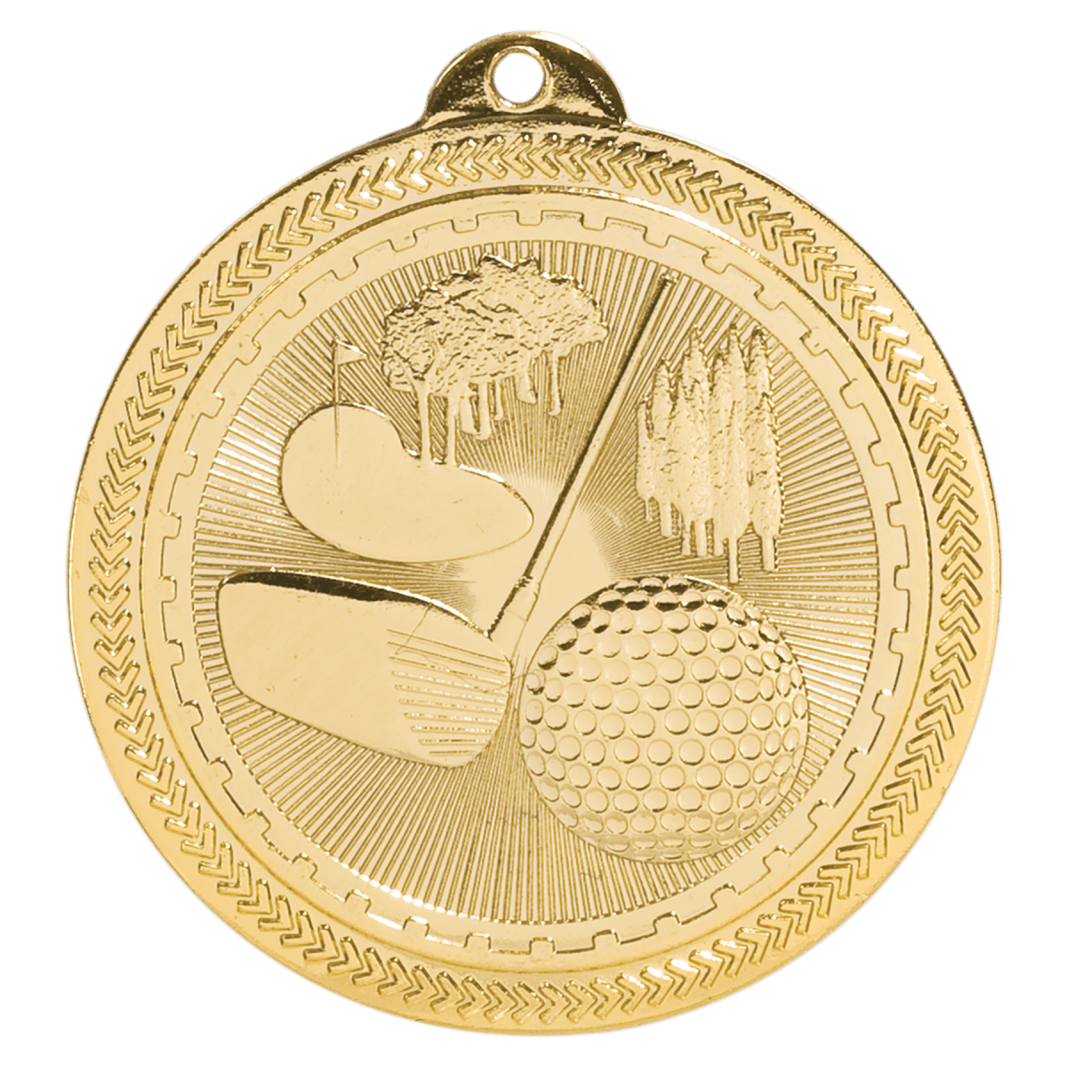 Golf BriteLazer Medal-Gold, product photo