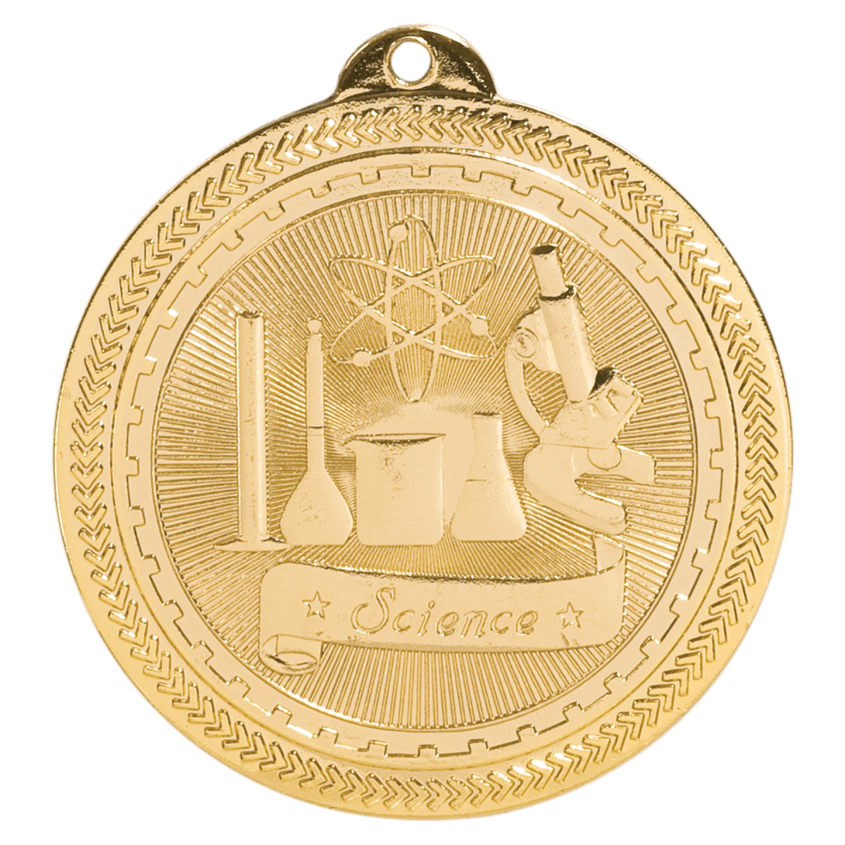 Science BriteLazer Medal-Gold, product photo