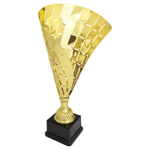 Gold Metal Flag Cup