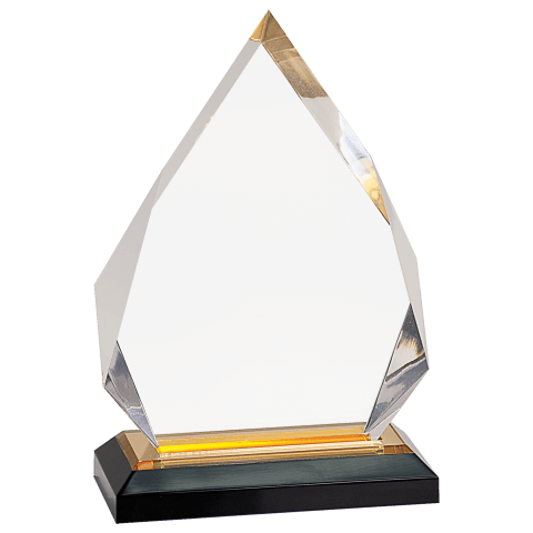 Medium Gold Diamond Impress Acrylic