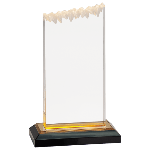 Large Gold Frosted Impress Acrylic