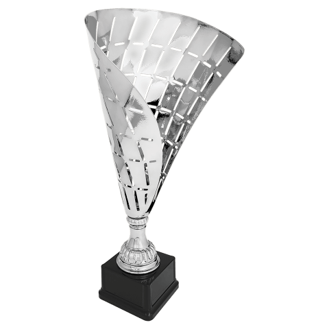 Silver Metal Flag Cup