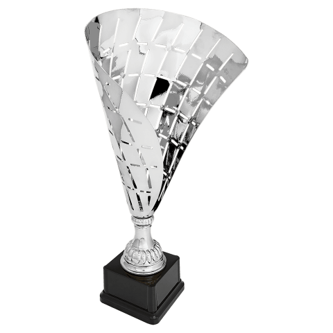 Silver Metal Flag Cup