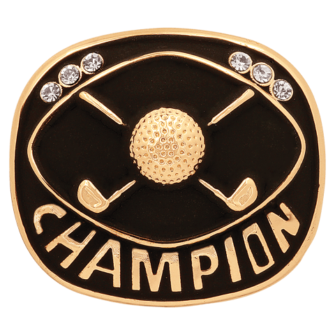 Golf Champion Ring Insert (Price includes ring ordered by size)