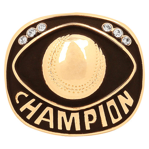 Baseball/Softball Gold Champion Ring Insert(Price includes ring ordered by size)