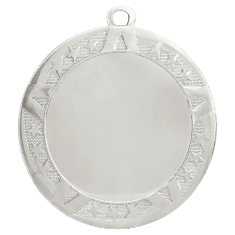 Superstar 2" Insert Holder Medal-Silver (Insert Not Included)