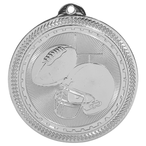 Football Starbrite Medal-Silver