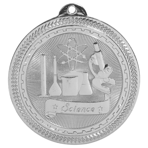 Science BriteLazer Medal-Silver