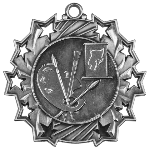 Art Ten Star Medal-Silver