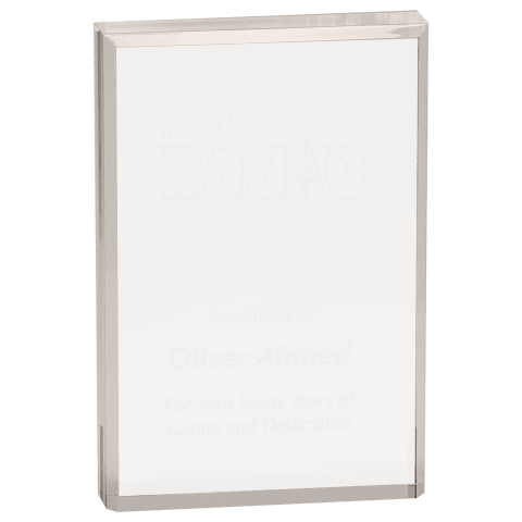 Small Clear Rectangle Acrylic