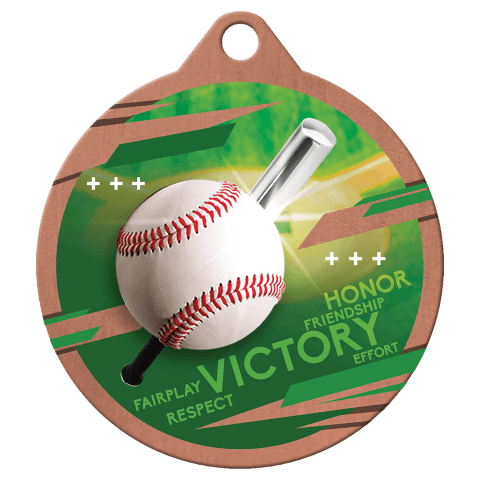 Baseball Inspire Medal - Bronze
