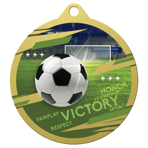 Soccer Inspire Medal - Gold