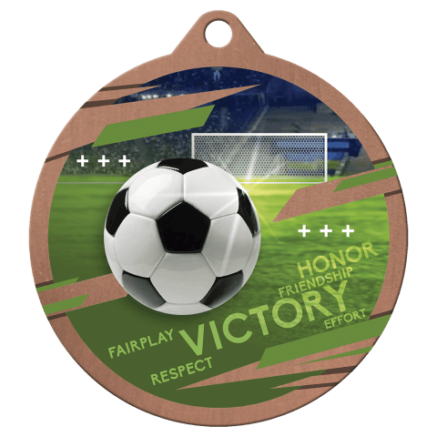 Soccer Inspire Medal - Bronze