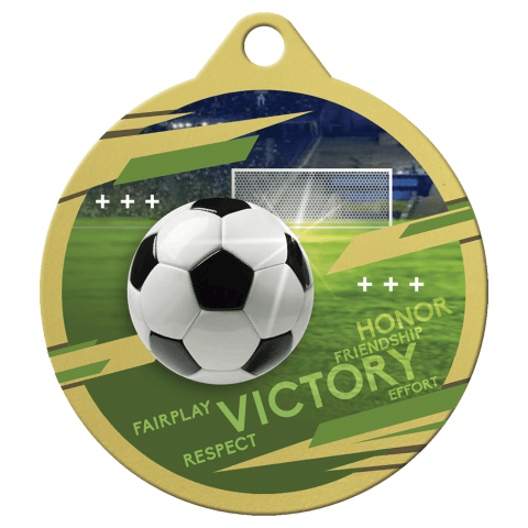 Soccer Inspire Medal - Gold