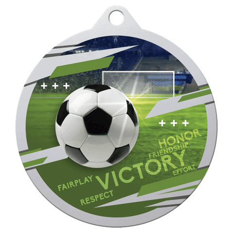 Soccer Inspire Medal - Silver