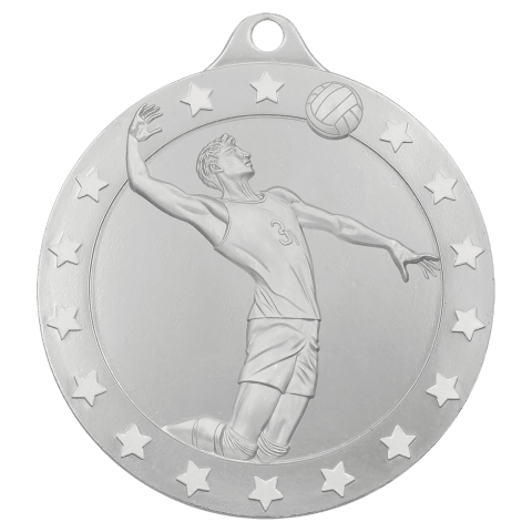 Male Volleyball Radiance Medal - Silver