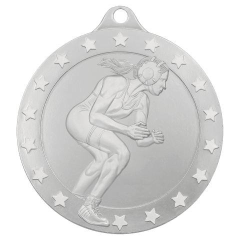 Female Wrestling Radiance Medal - Silver