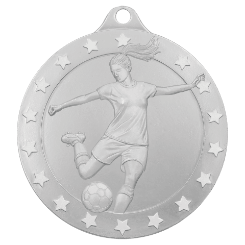 Female Soccer Radiance Medal - Silver