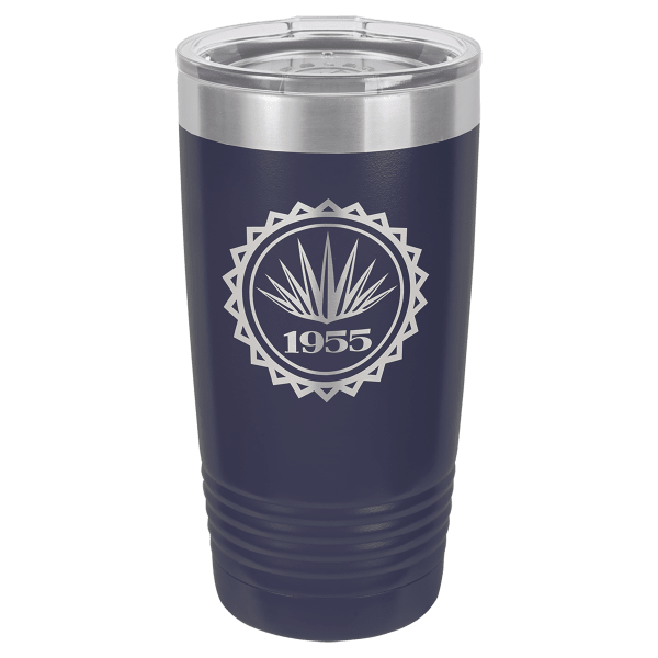 Navy Blue 20 oz. Ringneck Tumbler with Clear Lid