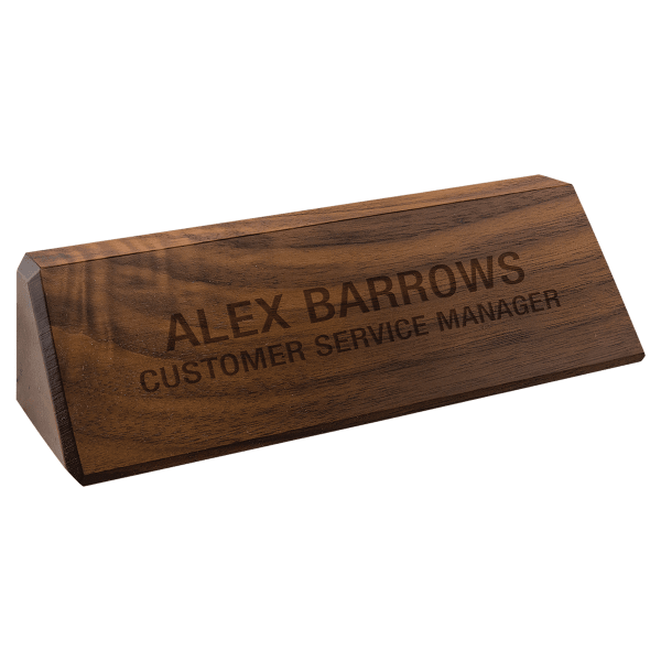 Genuine Walnut Desk Wedge