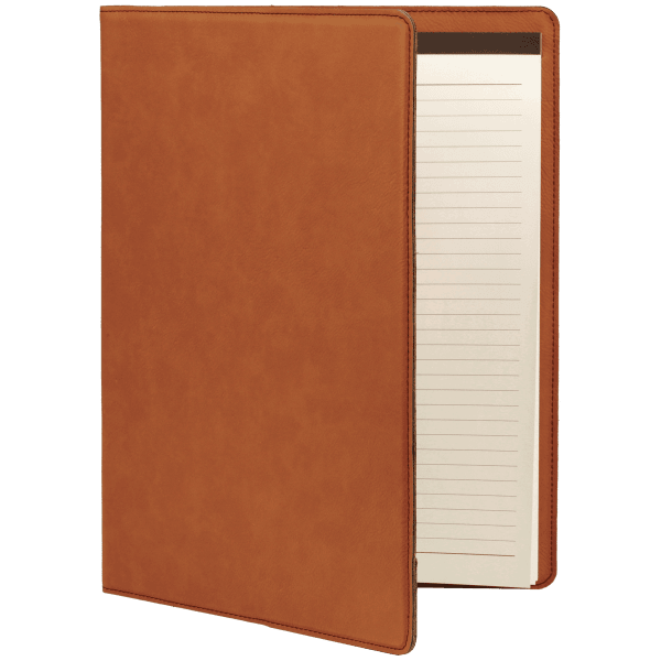 Rawhide Leatherette Portfolio with Notepad