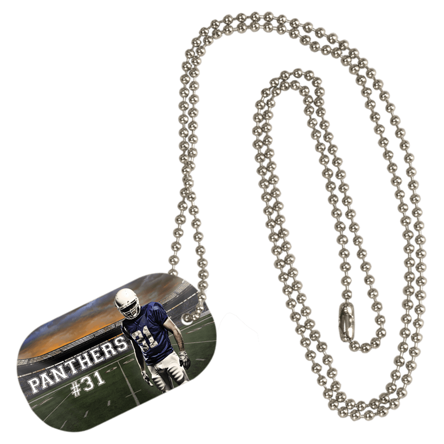1-Sided Gloss Aluminum Dog Tag