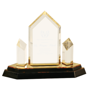 GOLD JEWEL TOWER IMPRESS ACRYLIC